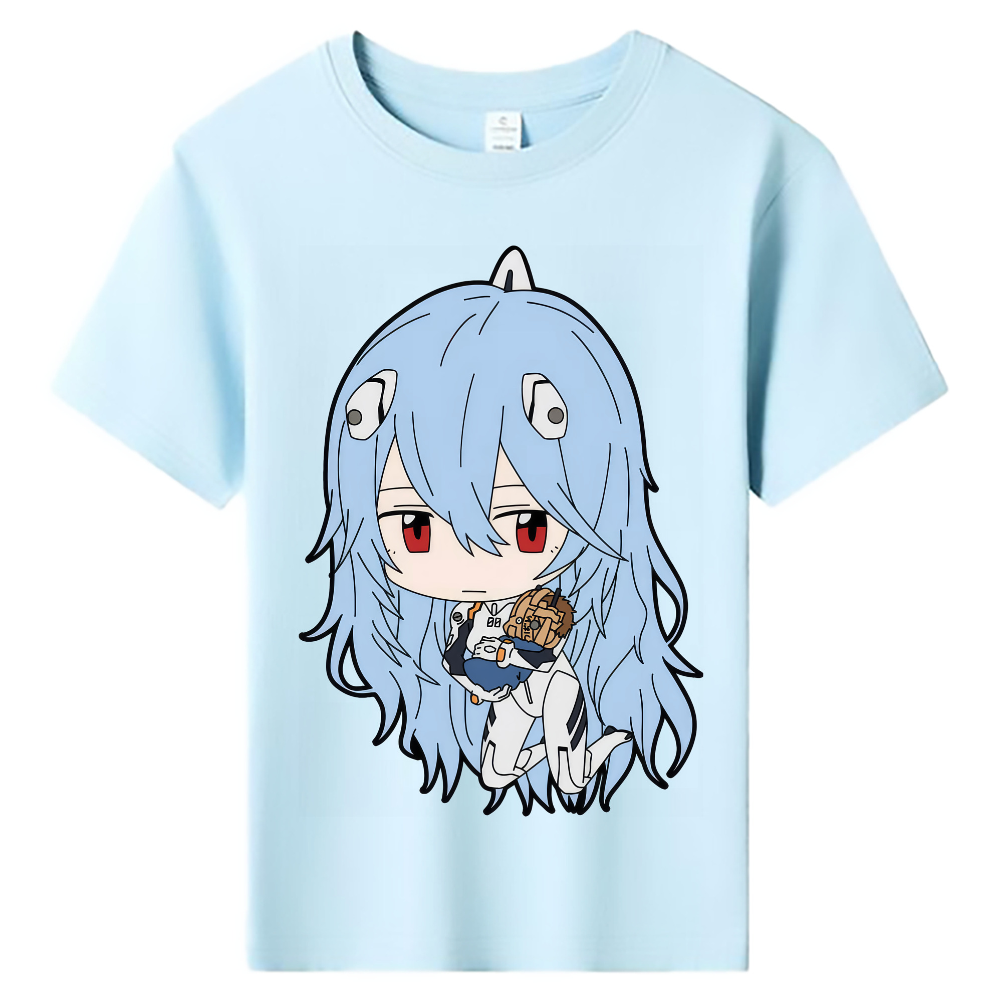 （画像用） EVA 新世紀エヴァンゲリオン 綿100％キッズTシャツ（フロントプリント）